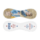 オールスターカスタムパパ2フォトハッピー父の日 野球ボール (パネル)