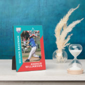 オールスターカスタムベースボールカードフォトキープサケ フォトプラーク (側面)