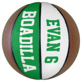 オールスターグリーンホワイト バスケットボール (縦)