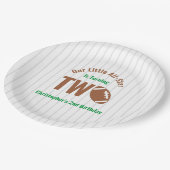 オールスターサッカーの2回目の誕生日 ペーパープレート (アングル)