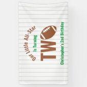 オールスターサッカーの2回目の誕生日 横断幕 (縦)