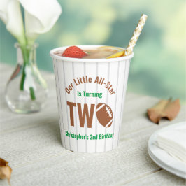 オールスターサッカーの2回目の誕生日 紙コップ