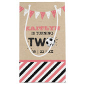 オールスターサッカーボール2nd誕生日パーティー スモールペーパーバッグ (裏面)