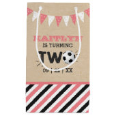 オールスターサッカーボール2nd誕生日パーティー スモールペーパーバッグ (正面)