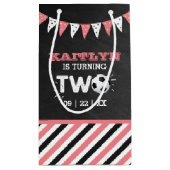 オールスターサッカーボール2nd誕生日パーティー スモールペーパーバッグ (裏面)