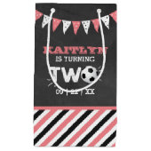 オールスターサッカーボール2nd誕生日パーティー スモールペーパーバッグ (正面)