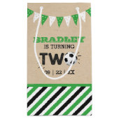 オールスターサッカーボール2nd誕生日パーティー スモールペーパーバッグ (裏面)