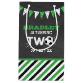 オールスターサッカーボール2nd誕生日パーティー スモールペーパーバッグ (正面)