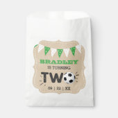 オールスターサッカーボール2nd誕生日パーティー フェイバーバッグ (正面)