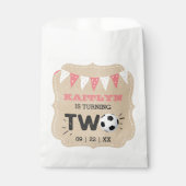 オールスターサッカーボール2nd誕生日パーティー フェイバーバッグ (正面)