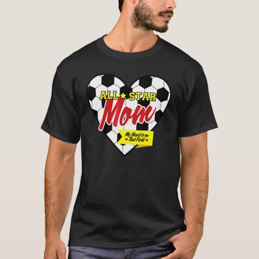 オールスターサッカーママ Tシャツ (正面)