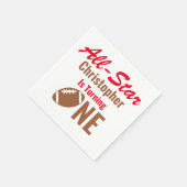 オールスターサッカー1回目の誕生日 スタンダードカクテルナプキン (角)