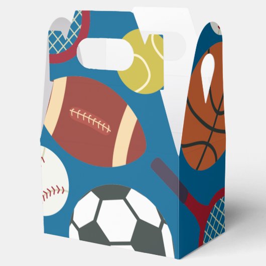 オールスタースポーツファースト誕生日トリートボックス フェイバーボックス (オープン)