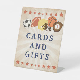 オールスタースポーツベビーシャワーデコール 台座サイン