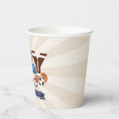 オールスタースポーツベビーシャワーデコール 紙コップ (裏面)