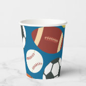 オールスタースポーツ誕生日紙カップ 紙コップ (裏面)