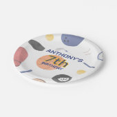 オールスタースポーツ誕生日紙プレート ペーパープレート (アングル)