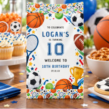 オールスタースポーツ10歳の誕生日 | 男の子のパーティー