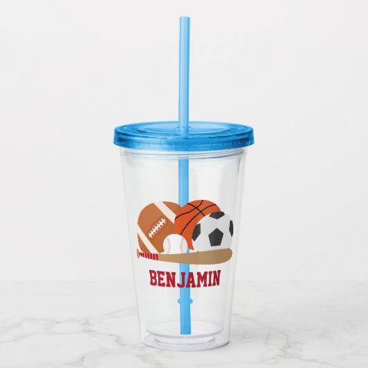 オールスタースポーツ アクリルタンブラー (正面)