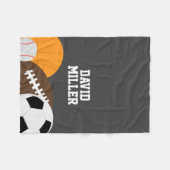 オールスタースポーツ フリースブランケット (正面(横))