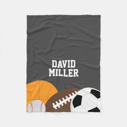 オールスタースポーツ フリースブランケット (正面)