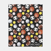 オールスタースポーツ フリースブランケット (正面)