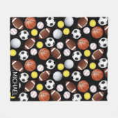 オールスタースポーツ フリースブランケット (正面(横))