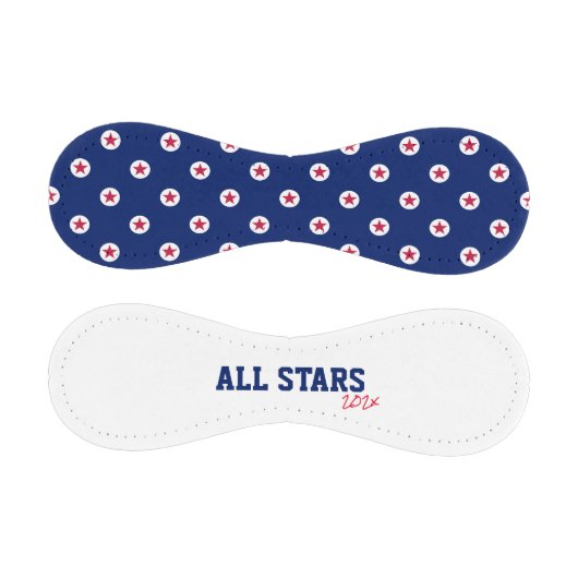 オールスターズチーム年次赤白青選手コーチ 野球ボール (パネル)