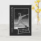 オールスターチームおめでとう カード (黄色い花)