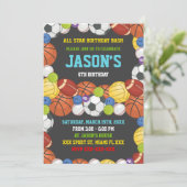 オールスターチームパーティーテーマ 招待状 (スタンド正面)