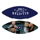 オールスターパパギフトパパ写真カスタム&モノグラム アメリカンフットボール (パネル)