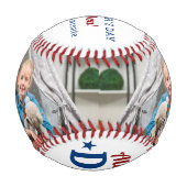 オールスターパパハッピーお父さんの日カスタム2写真 野球ボール (正面)