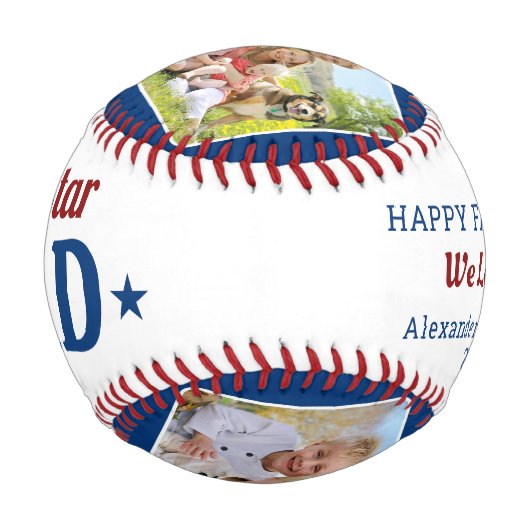 オールスターパパハッピーお父さんの日カスタム2写真 野球ボール (裏面)