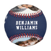 オールスターパパフォトモノグラム 野球ボール (裏面)