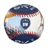 オールスターパパフォトモノグラム 野球ボール (正面)