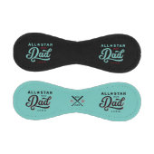 オールスターパパ、ティール（緑がかった色）&ブラックこうもり&モノグラム 野球ボール (パネル)