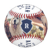 オールスターパパ | Happy Father's Day写真&モノグラム 野球ボール (正面)