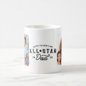 オールスターパパ | Happy Father's Day Multiple Photo コーヒーマグカップ (中央)