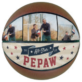 オールスターピポーカスタムフォトグランパ バスケットボール (正面)