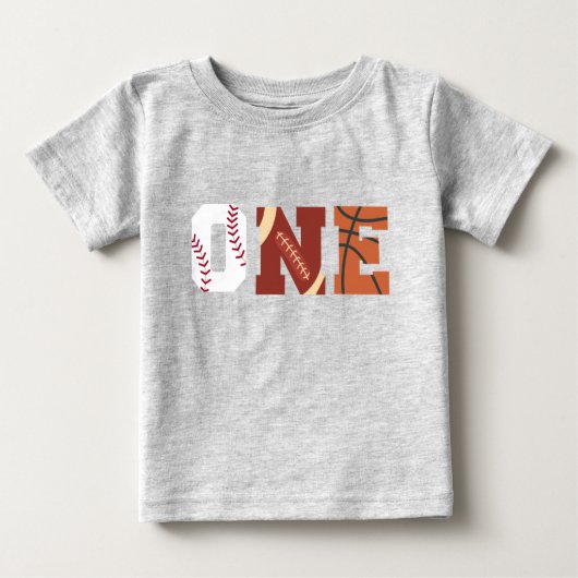 オールスターファースト誕生日シャツ ベビーTシャツ (正面)