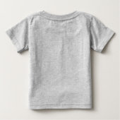 オールスターファースト誕生日シャツ ベビーTシャツ (裏面)