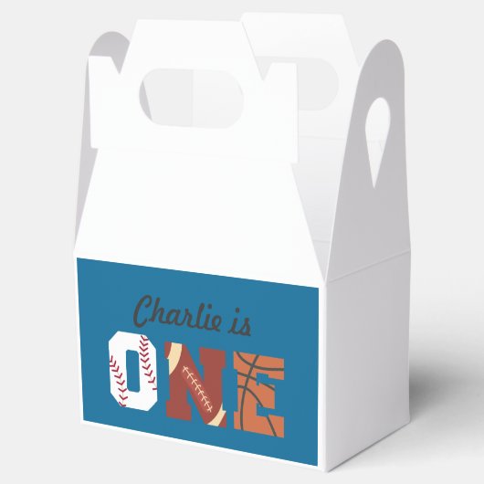 オールスターファースト誕生日トリートボックス フェイバーボックス (オープン)