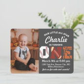 オールスターファースト誕生日招待状 招待状 (スタンド正面)