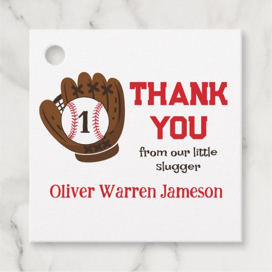 オールスターベビー誕生日ボーイズサンキュー フェイバータグ (正面)