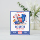 オールスターベースボールバジェット誕生日招待状 (スタンド正面)