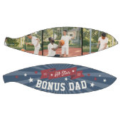 オールスターボーナスパパカスタム写真Stepdad バスケットボール (パネル)