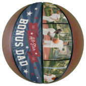 オールスターボーナスパパカスタム写真Stepdad バスケットボール (縦)