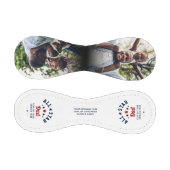 オールスターモダンパパ/パパ/パパ2枚の写真ギフト 野球ボール (パネル)