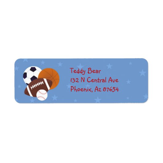 オールスター住所 シール (正面)