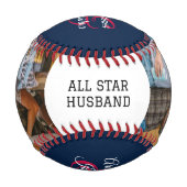 オールスター夫2周年記念撮影 野球ボール (裏面)